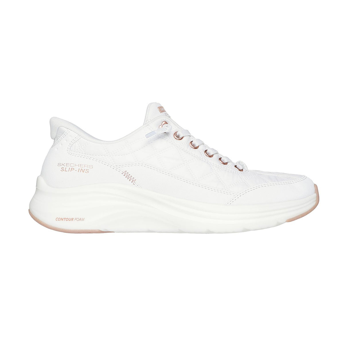 Skechers Women White-Multi Contour Foam-Golden Hour