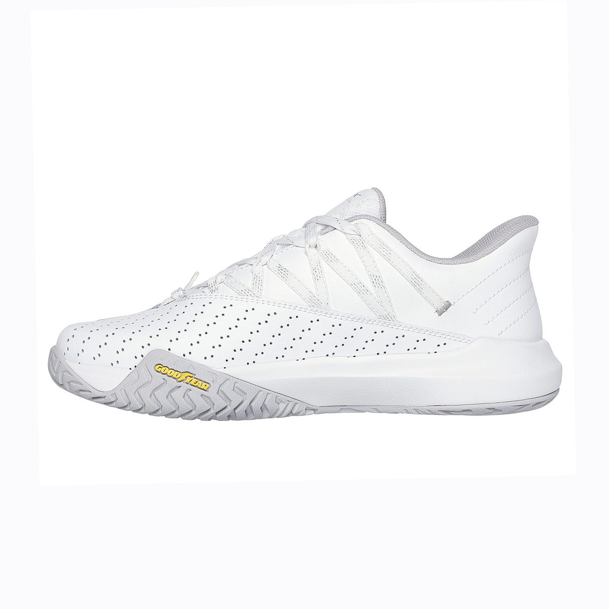Skechers Women White Viper Court Classic