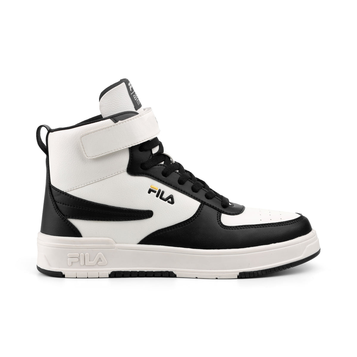 Fila Men Azaro White & Black Basketball Shoes