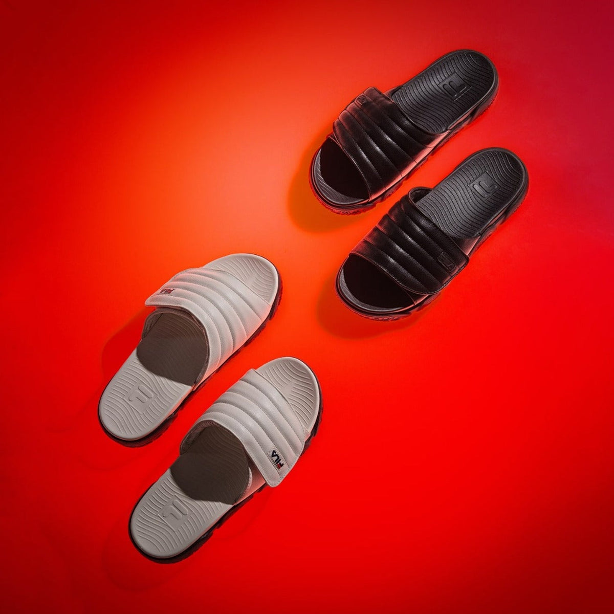 Fila Unisex Forida Off White Sliders