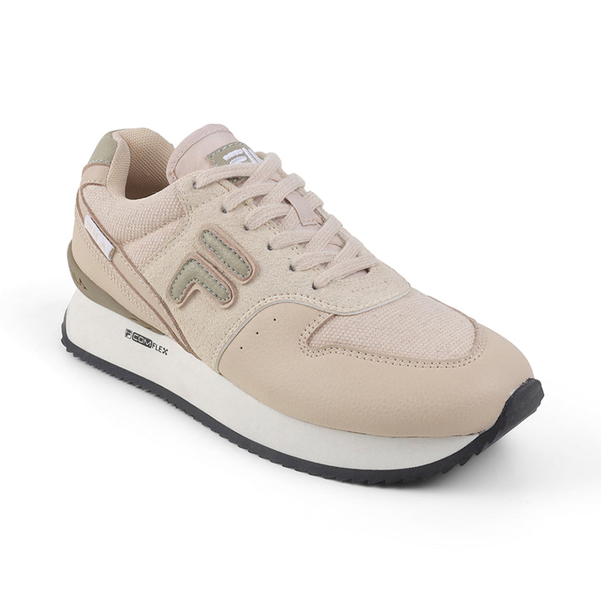 Fila Women Beige Retro-Jo Textile Shoes