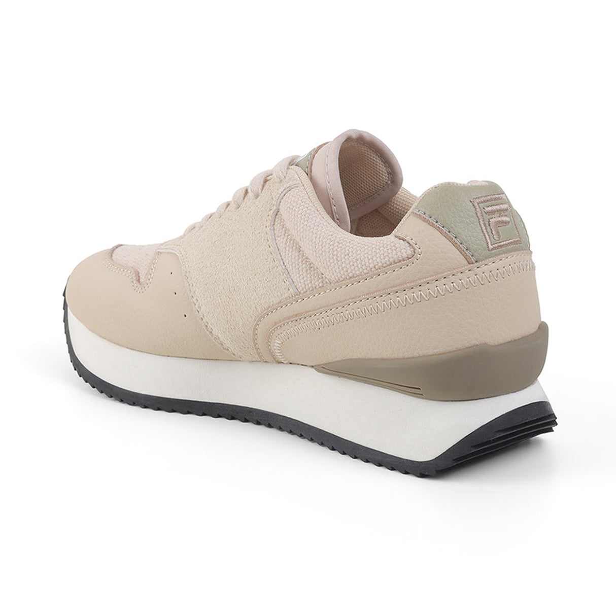 Fila Women Beige Retro-Jo Textile Shoes