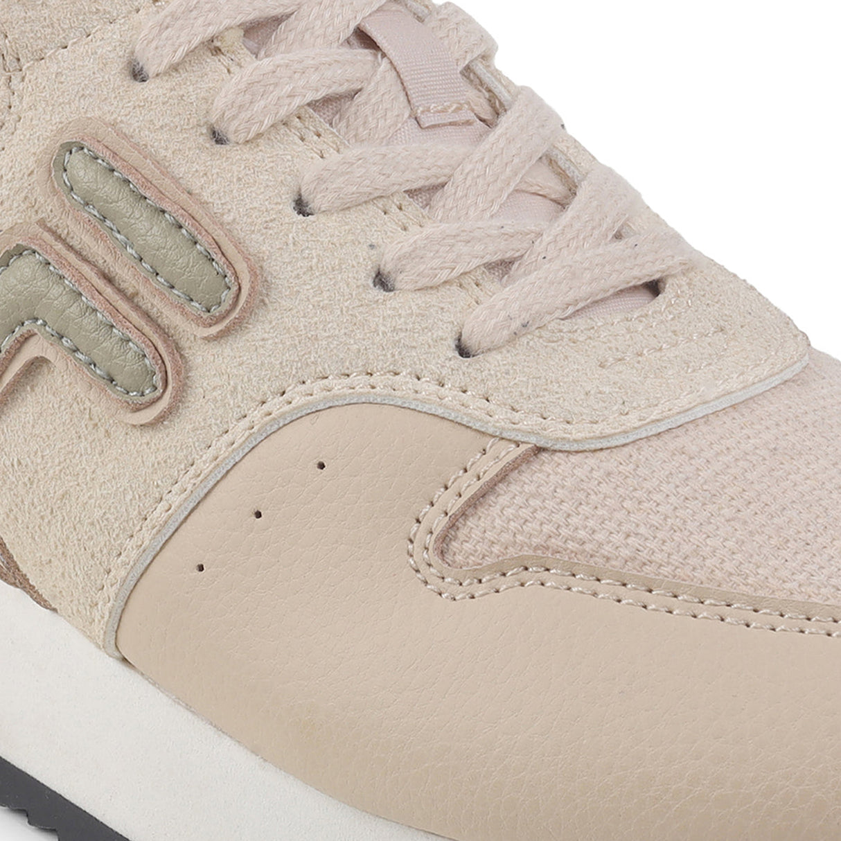 Fila Women Beige Retro-Jo Textile Shoes