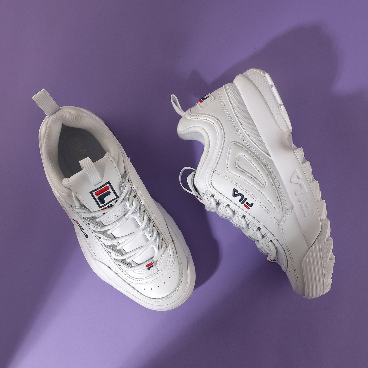 Fila Women Offwhite Disruptor 2 Premium Shoes