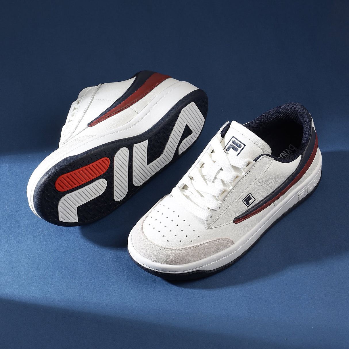 Fila Men White Tenn Serve Shoes