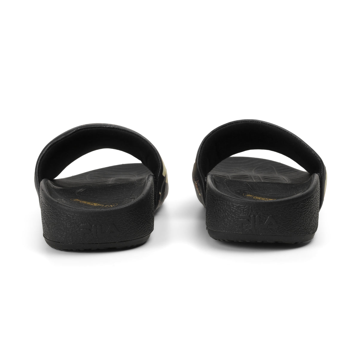 Fila Women Black-Yellow Senna Slides