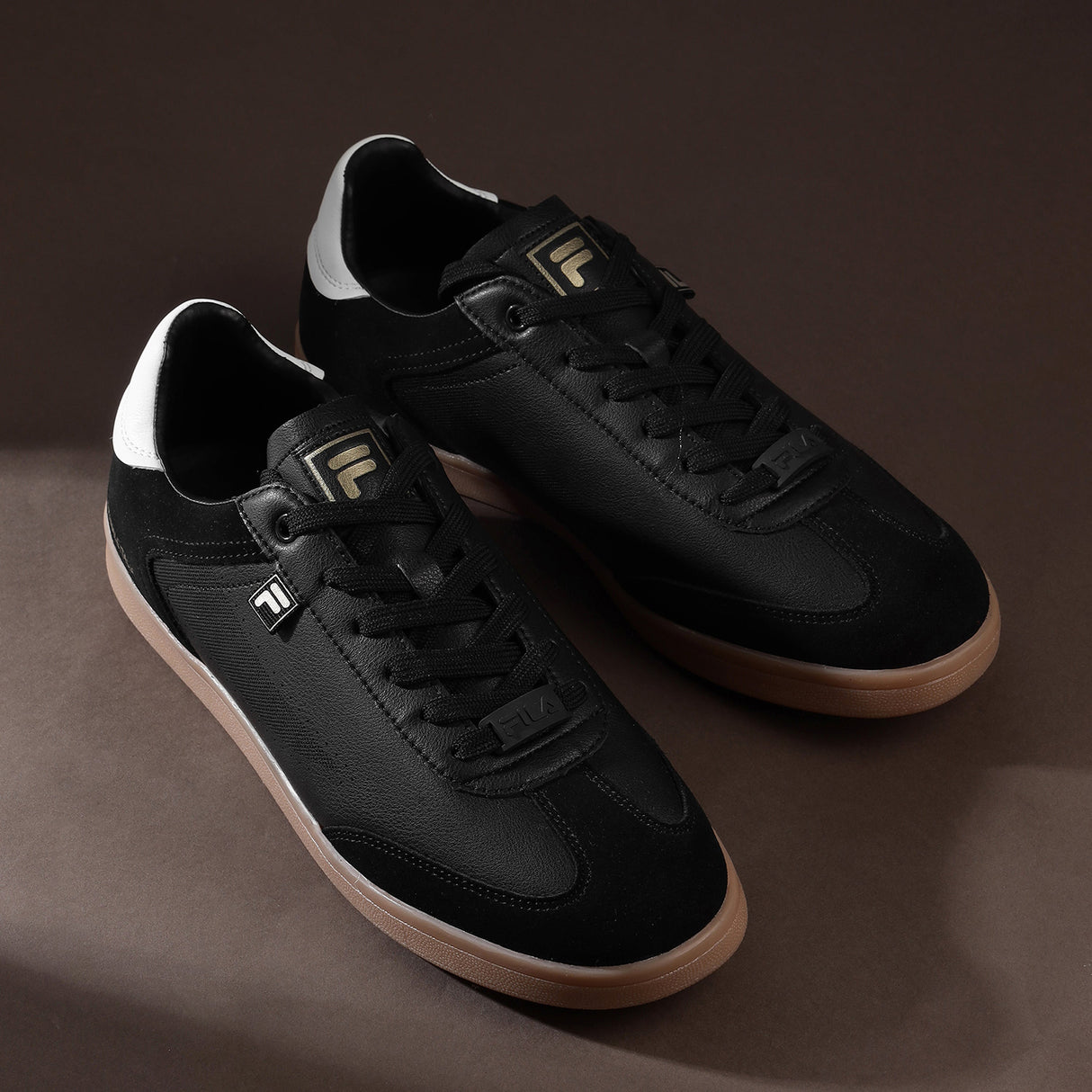 Fila Men Black Asher Suede Shoes