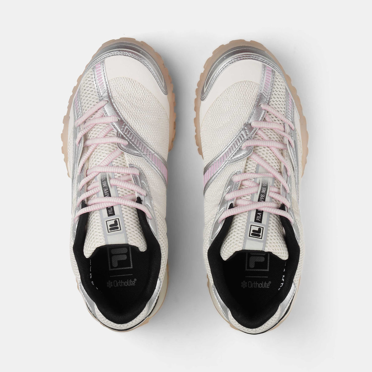 Fila Women White-Silver Echappe Ms V2 Shoes