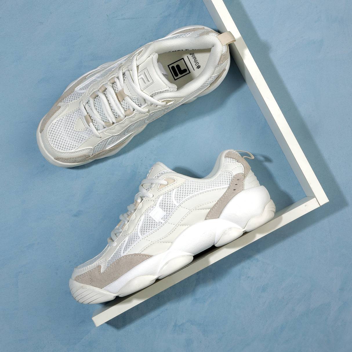 Fila Women Beige Wavy Spaghetti Shoes