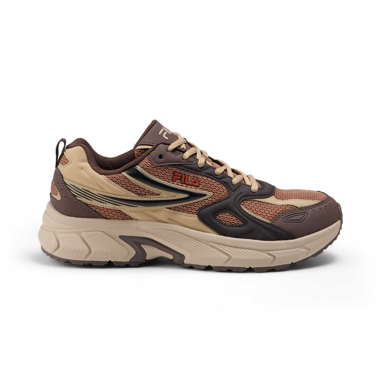 Fila Men Brown Retro Running 3 Shoes