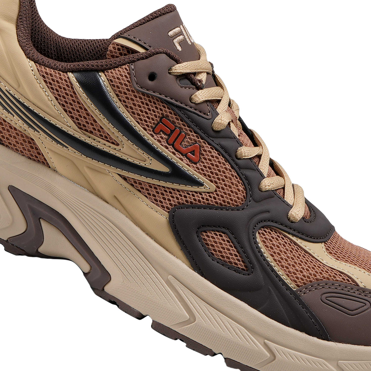 Fila Men Brown Retro Running 3 Shoes
