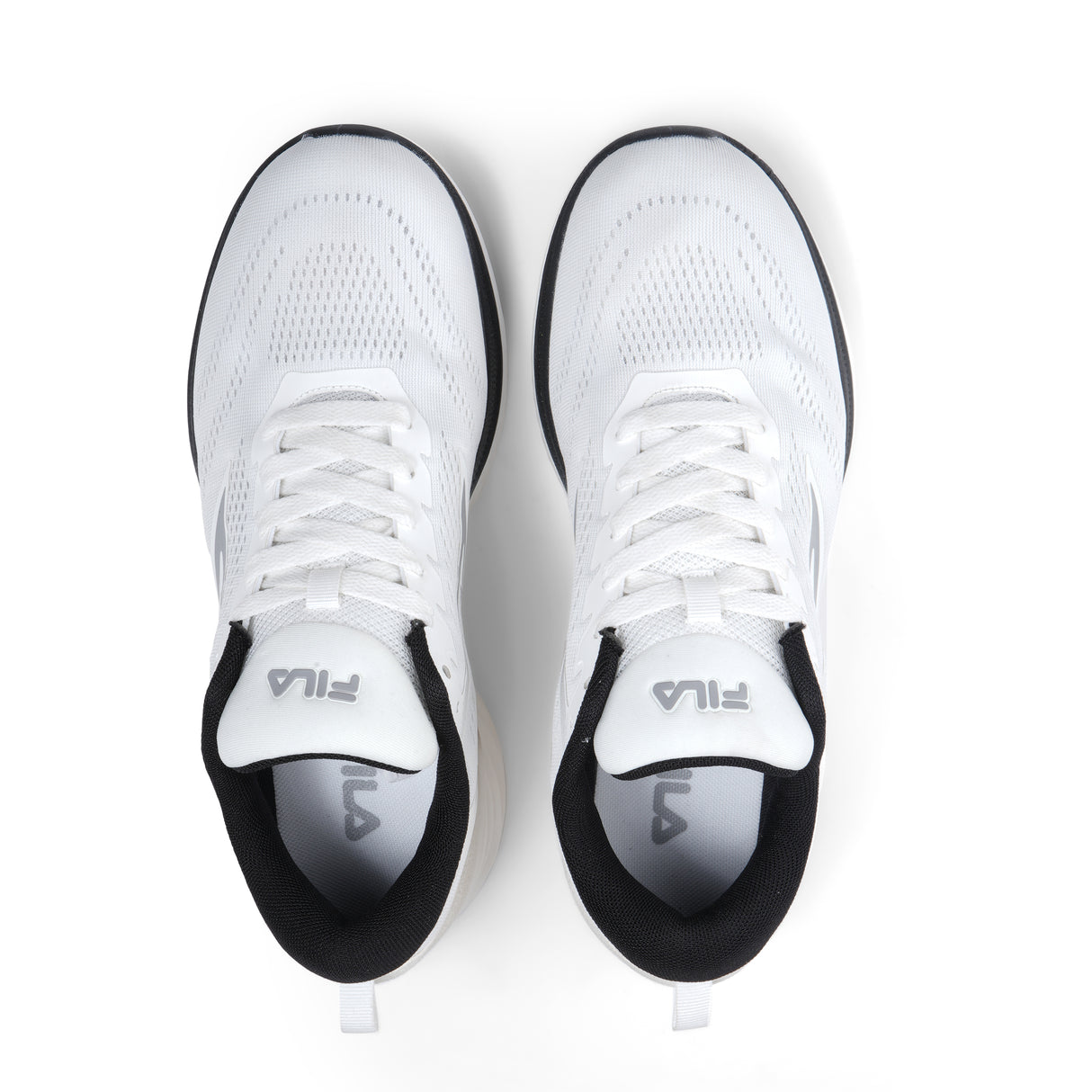 Fila Men White-Black Max Running Shoes