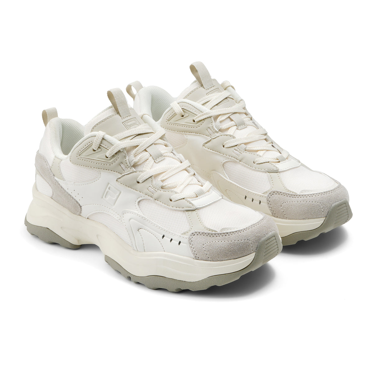 Fila Unisex Beige Wavy Block Shoes