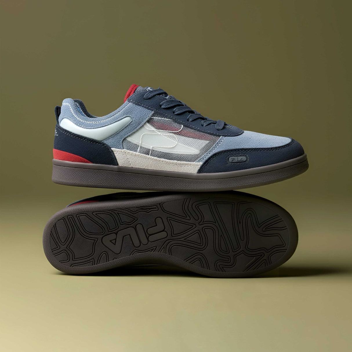 Fila Men Navy Asher Kenza Shoes