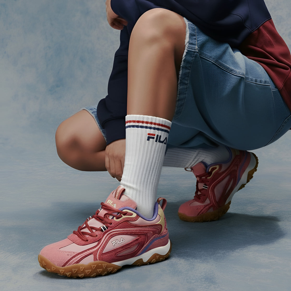 Fila Women Ruby Red Merzi Shoe