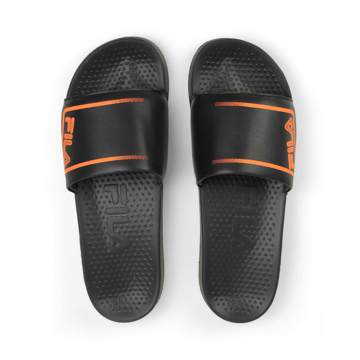 Fila Men Black Ammer Slides