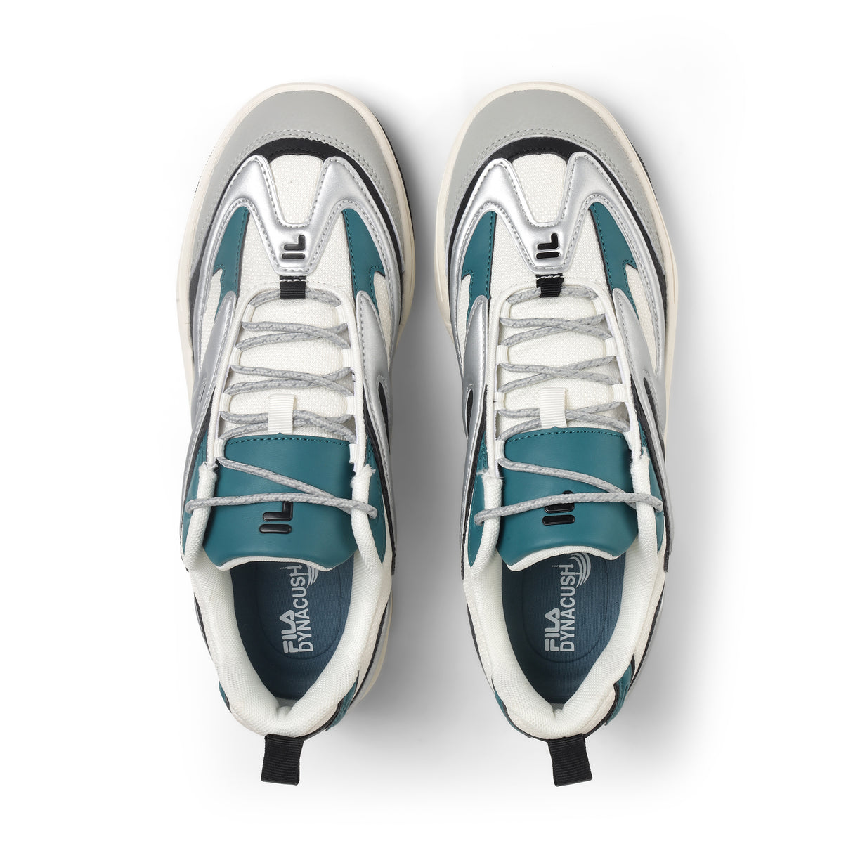 Fila Men White-Teal Dazer Shoes