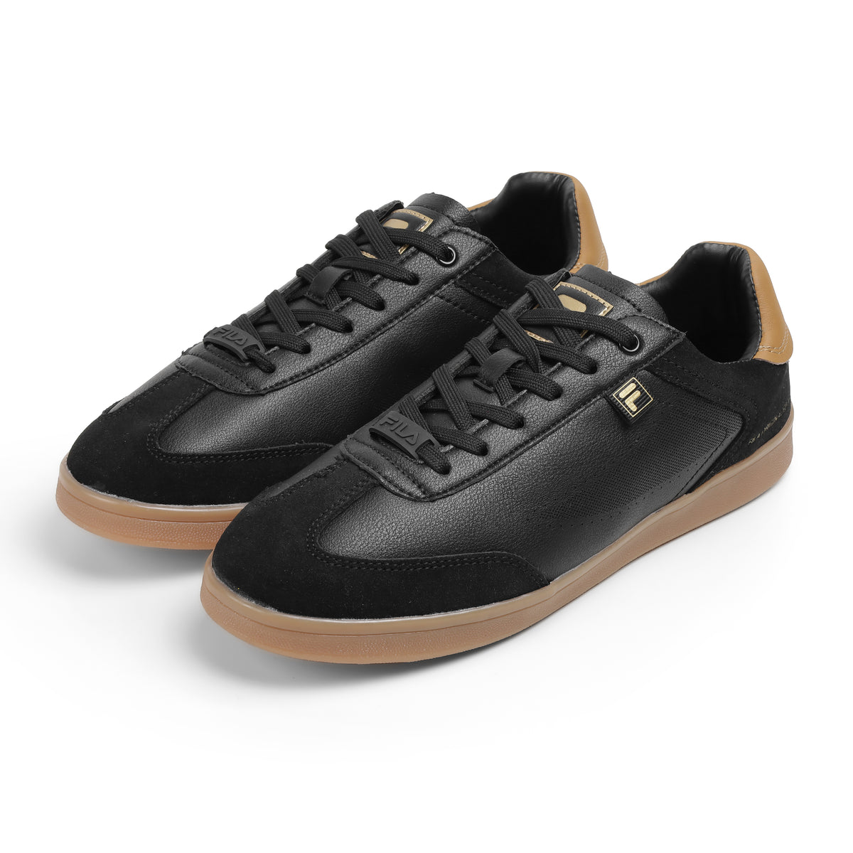 Fila Men Black - Brown Asher Suede Shoes