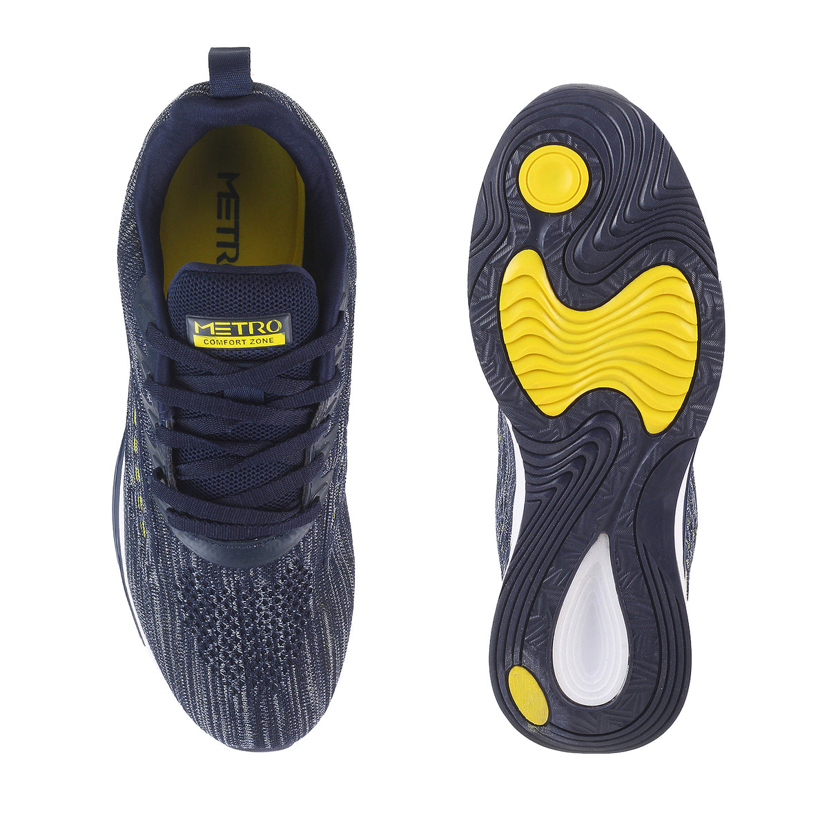 Metro Men Blue Sports Walking Shoes