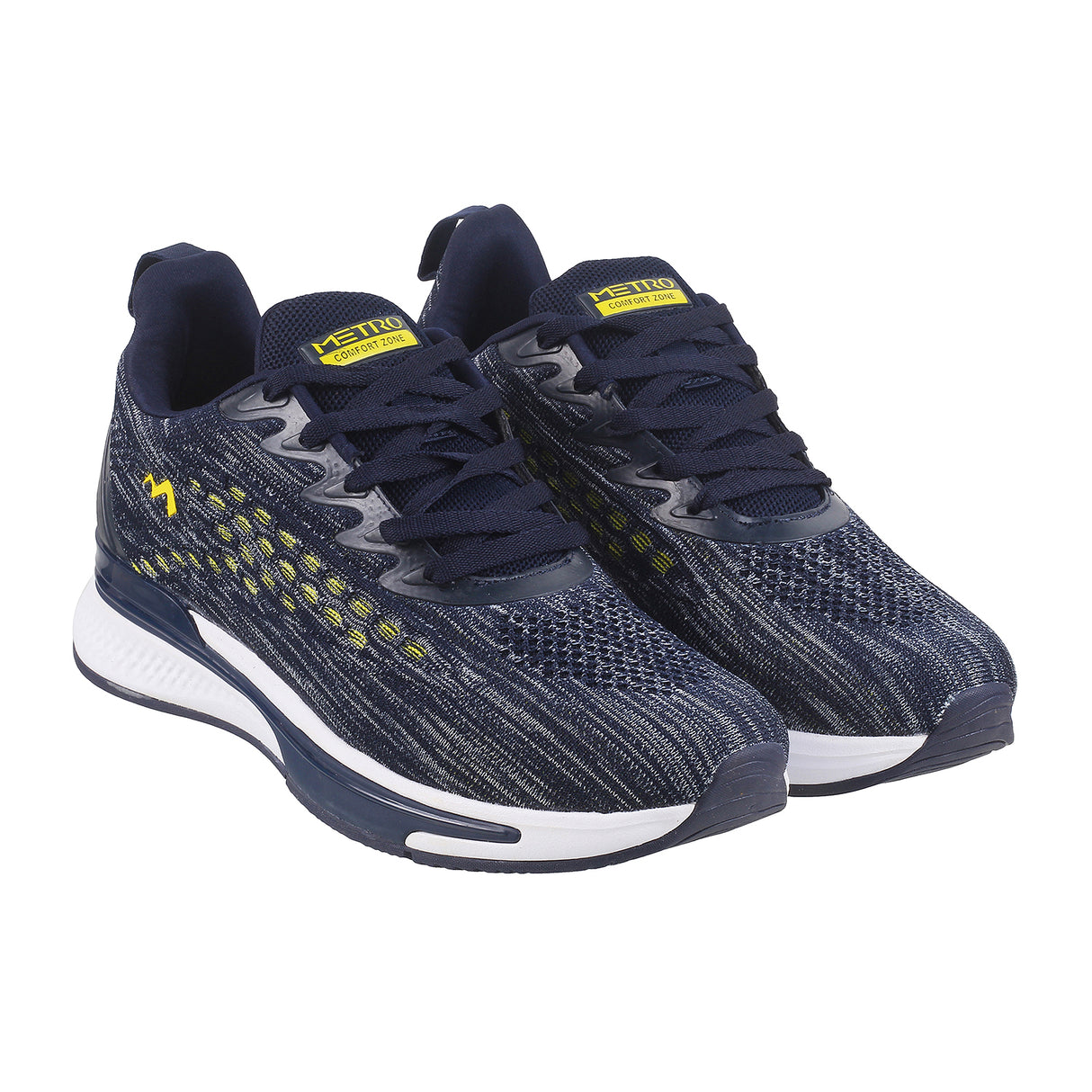 Metro Men Blue Sports Walking Shoes