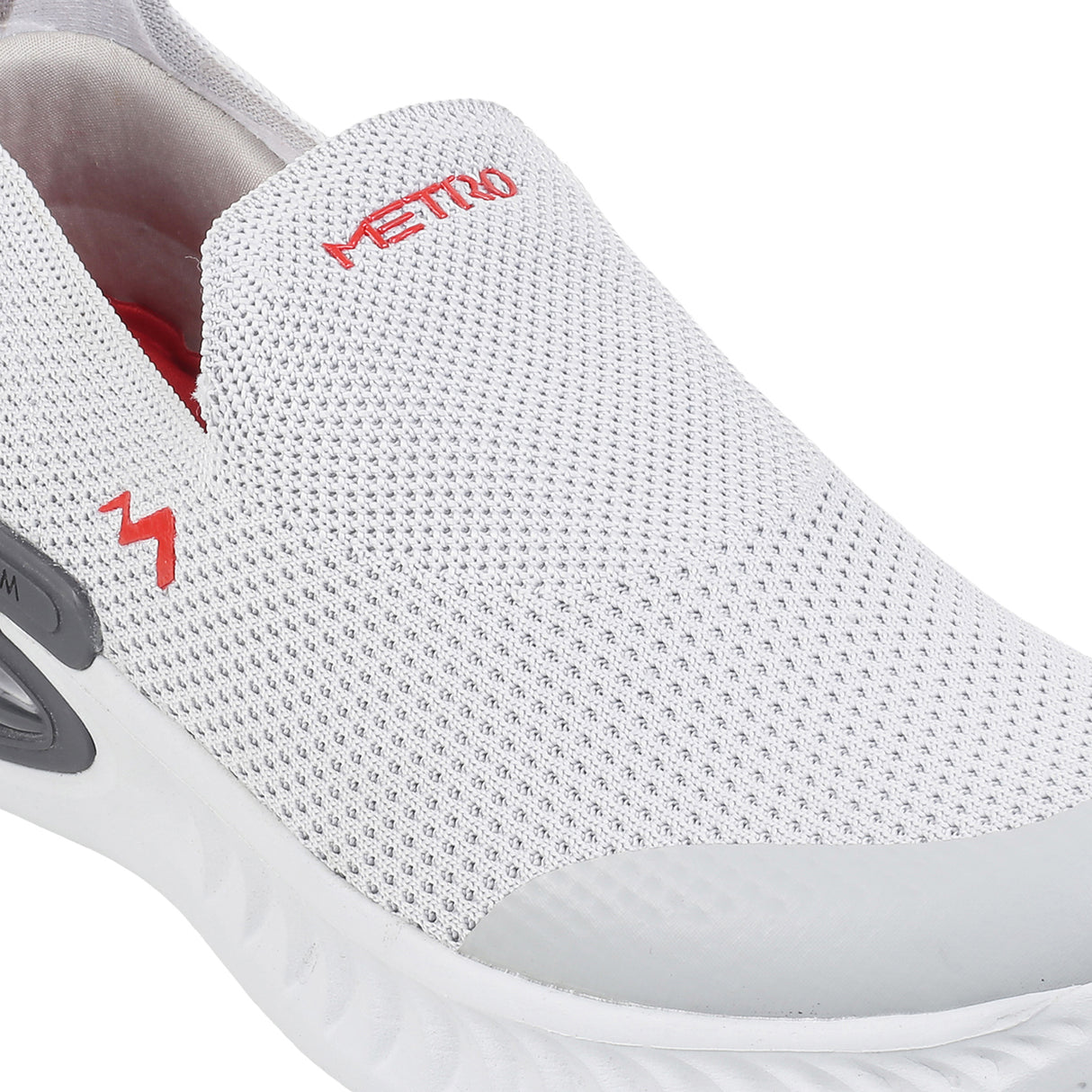 Metro Men Grey Sports Walking Shoes