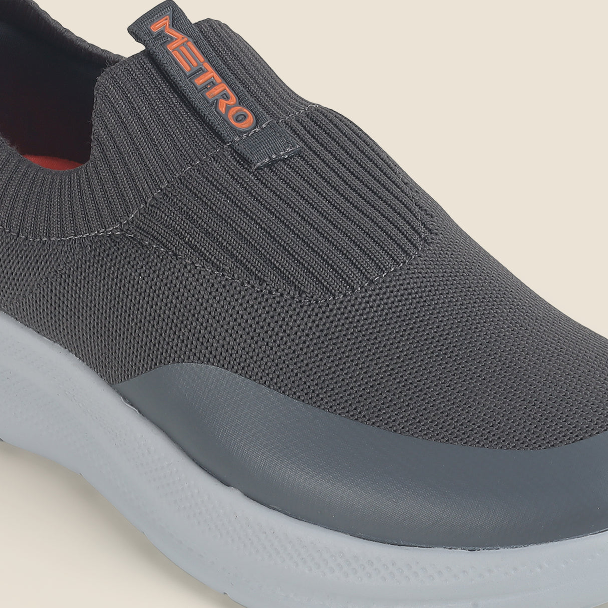 Metro Men Grey Sports Walking Shoes