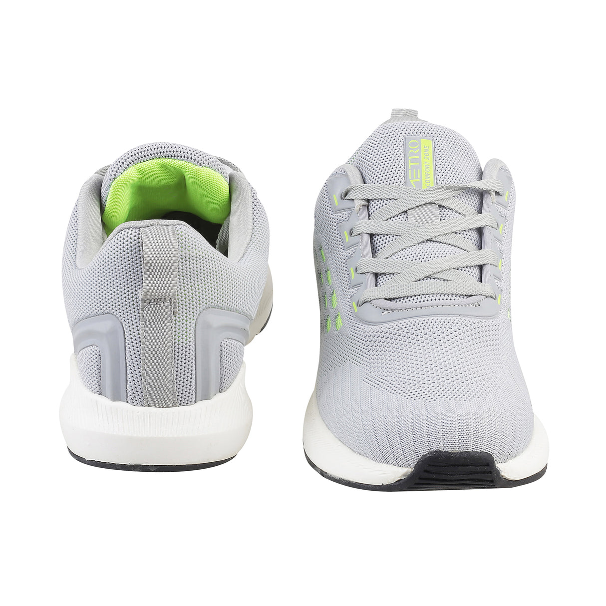 Metro Men Grey Sports Walking Shoes