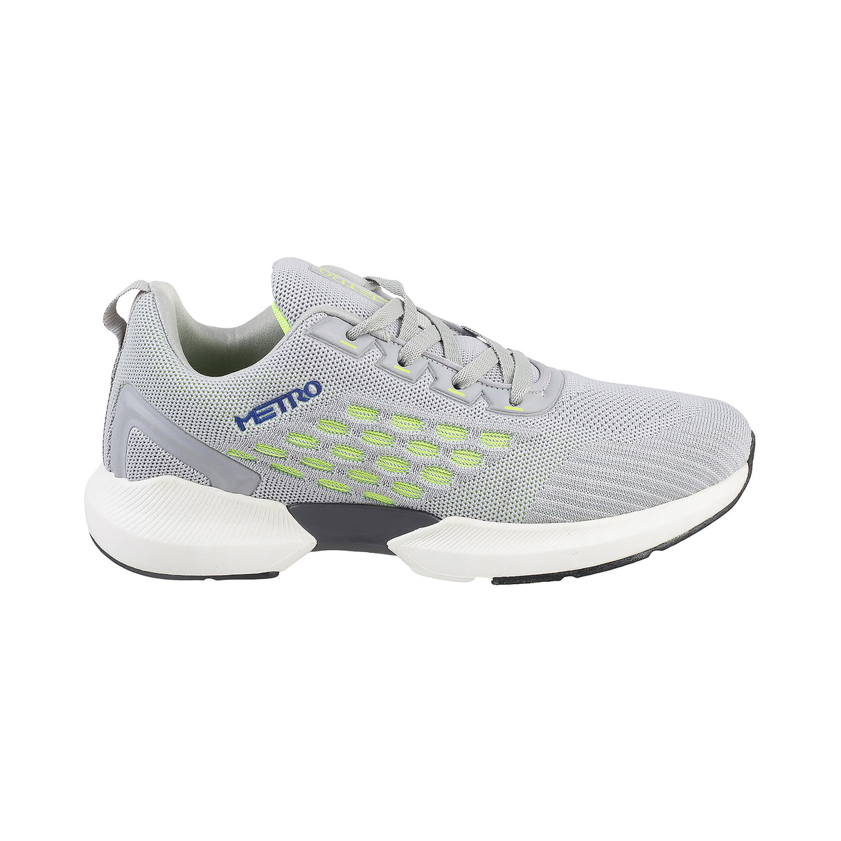 Metro Men Grey Sports Walking Shoes