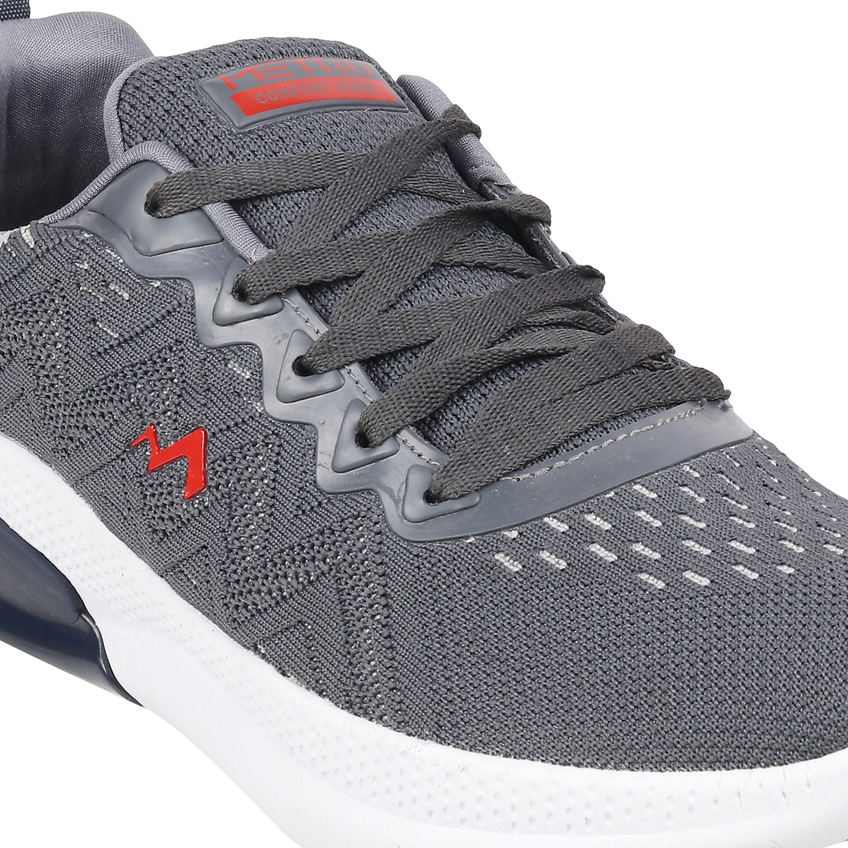 Metro Men Grey Sports Walking Shoes