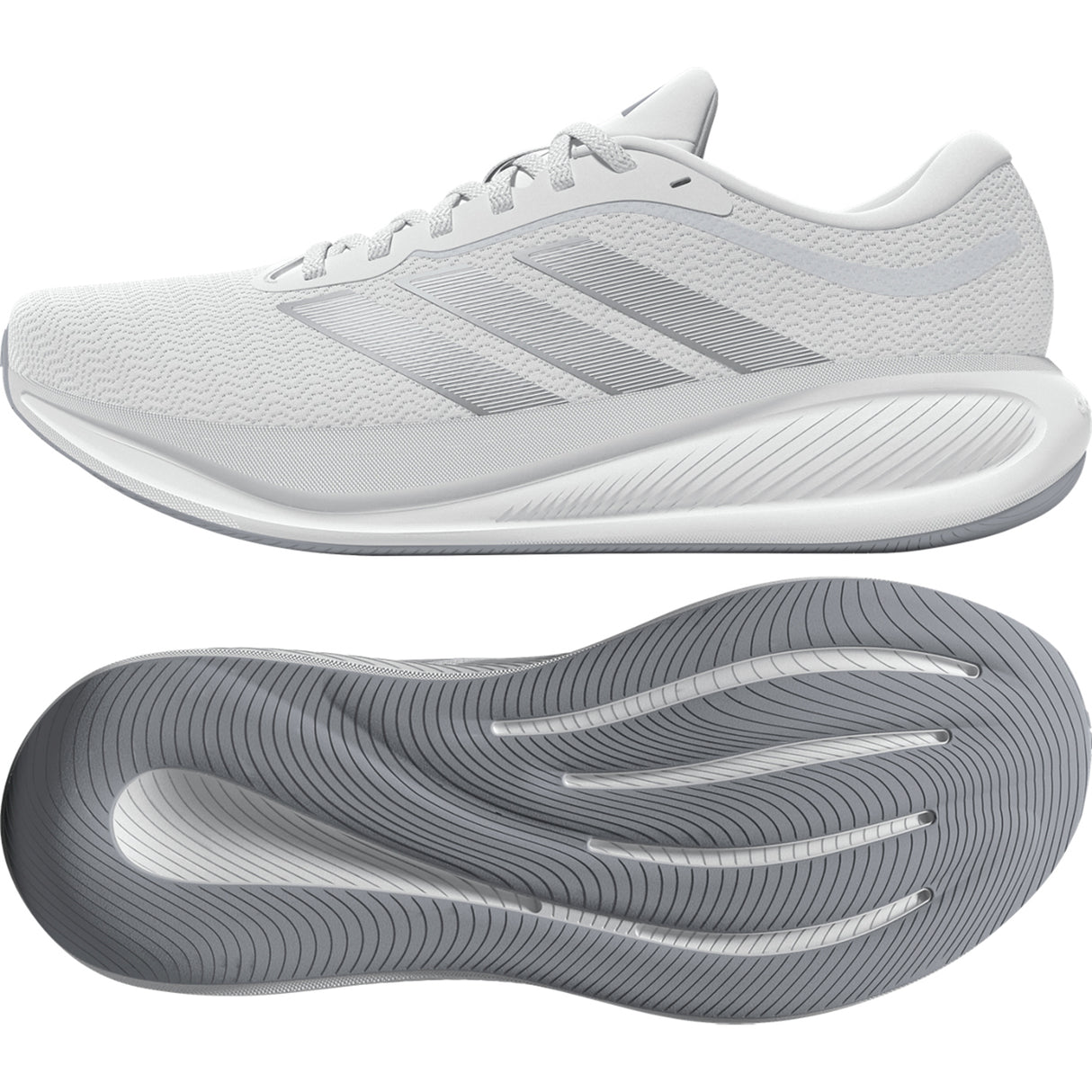 Adidas Unisex White Response Runner 2