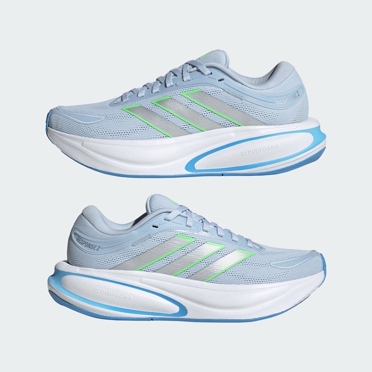 Adidas Women Light-blue Response 2 W
