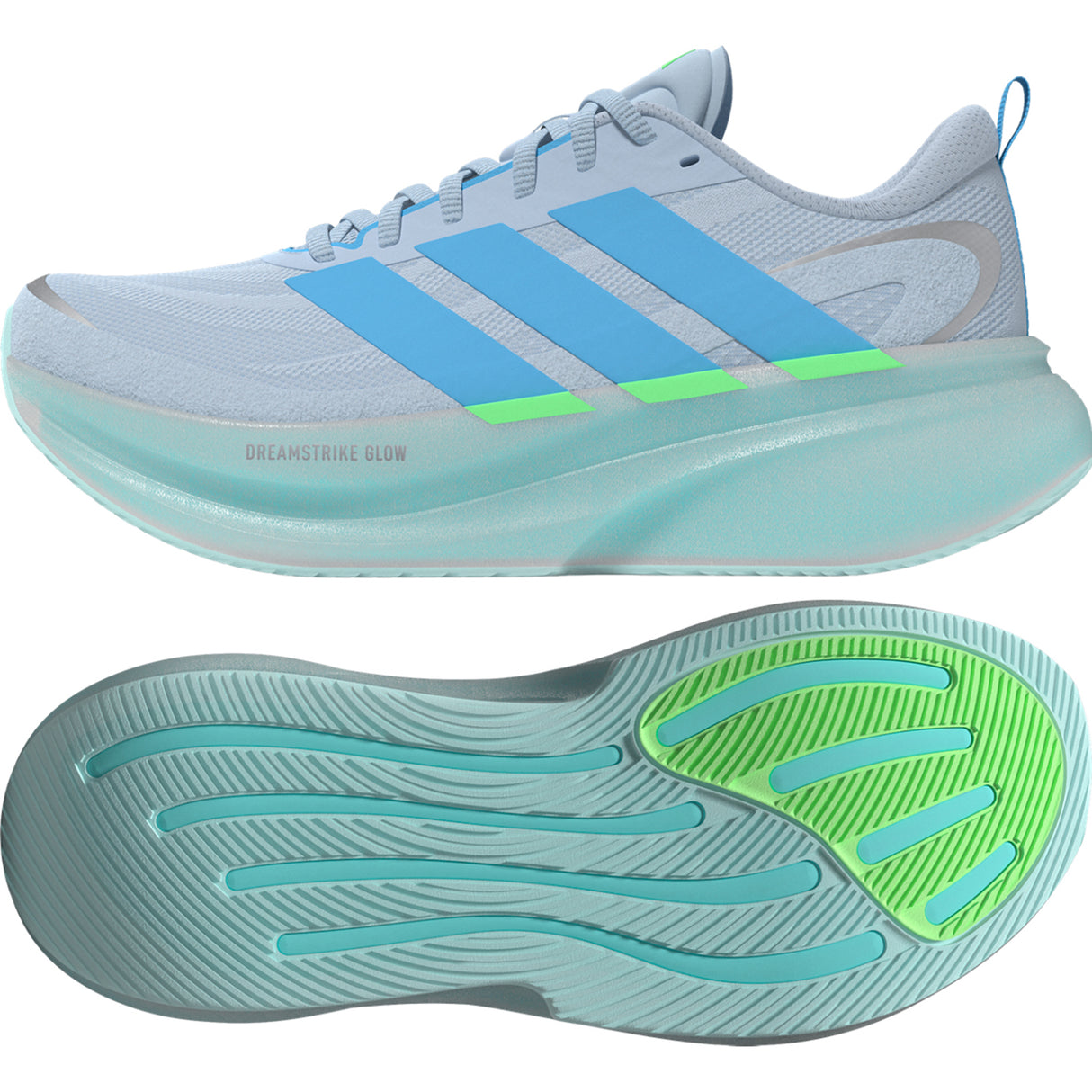 Adidas Women Light-blue Supernova Glide W