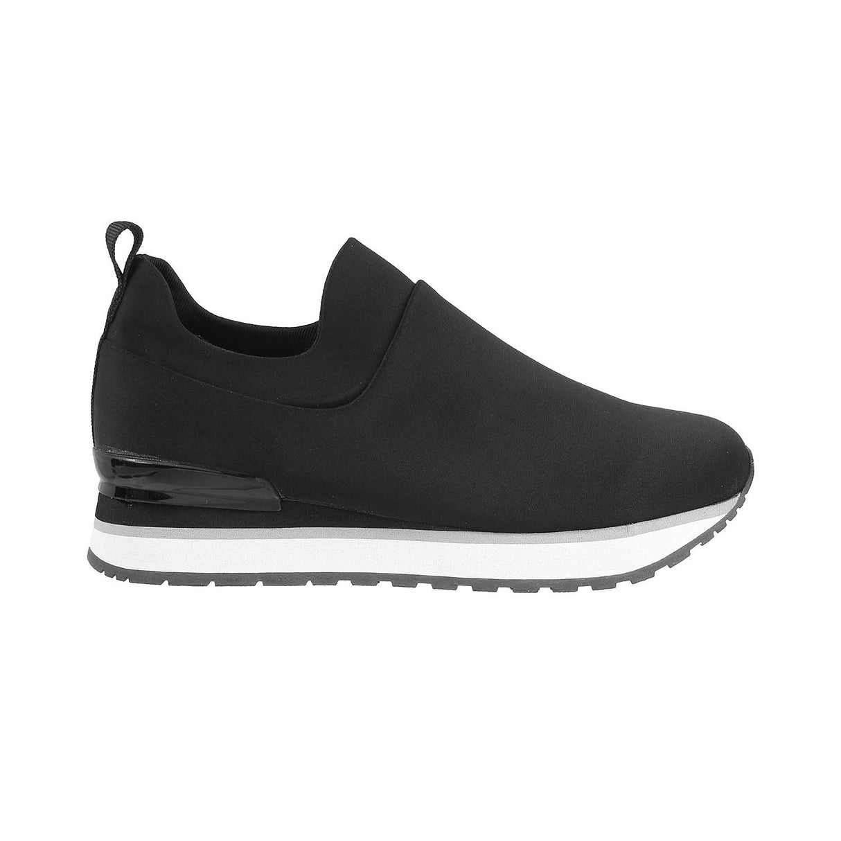 Mochi Women Black Sports Walking Shoes