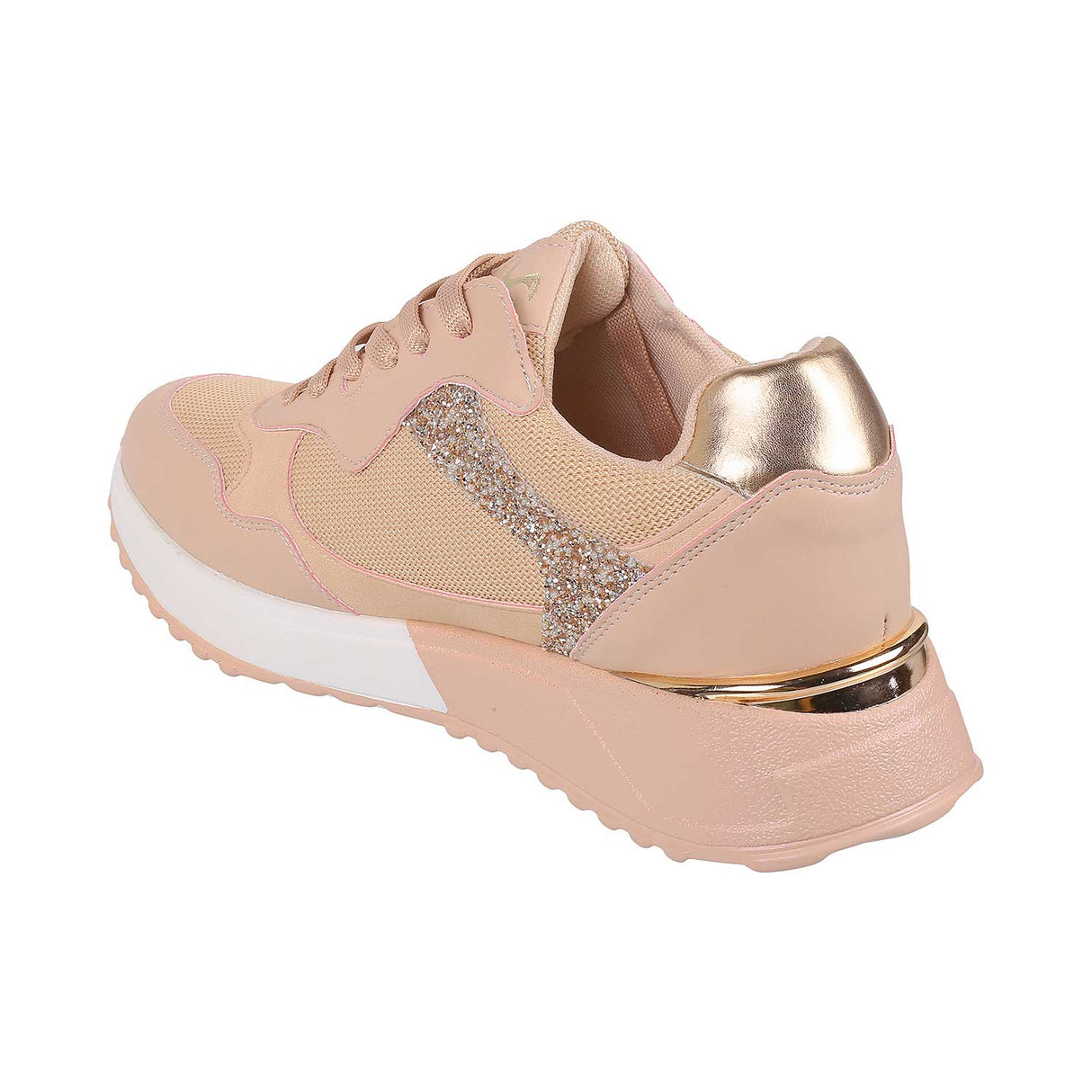 Mochi Women Pink Sports Walking Shoes