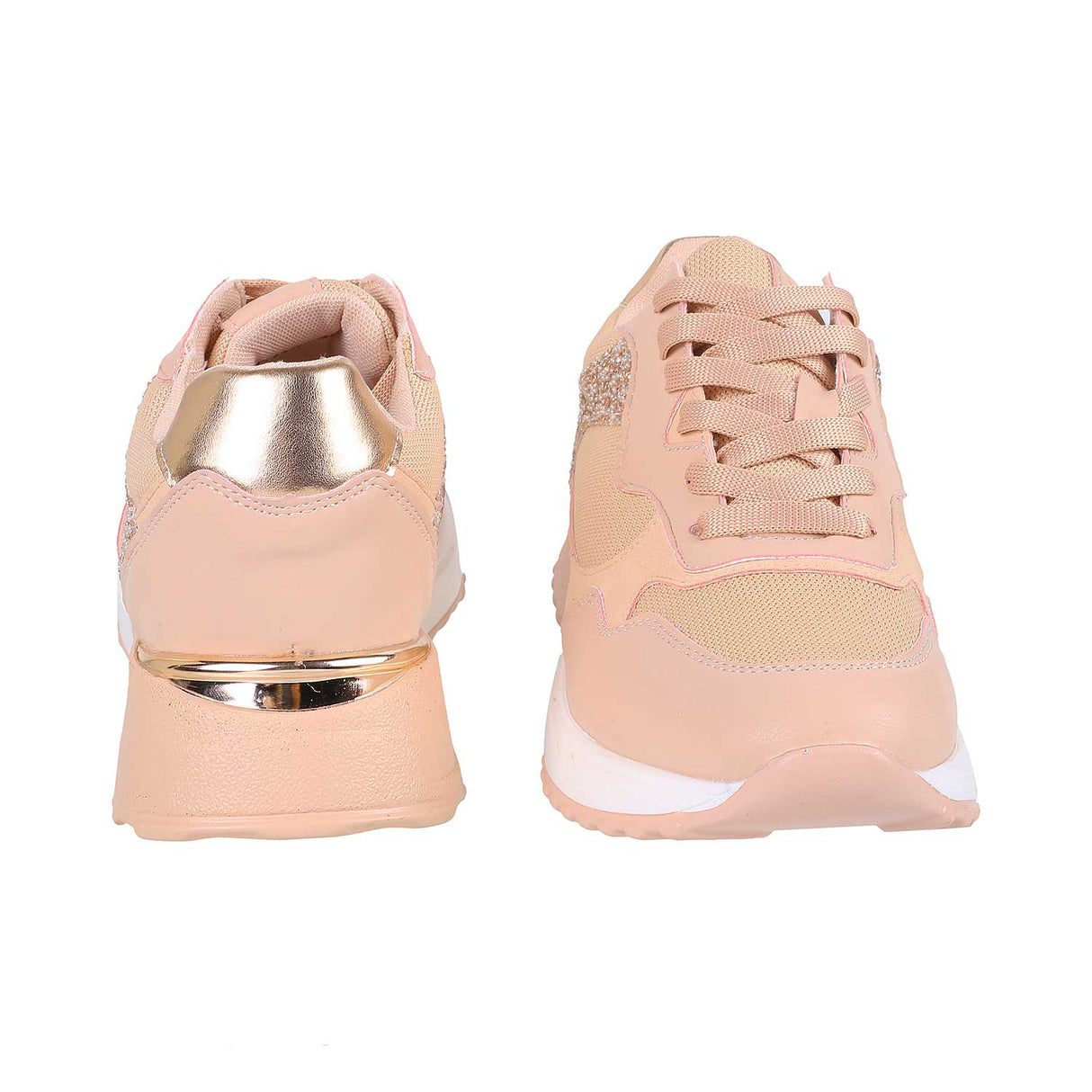 Mochi Women Pink Sports Walking Shoes