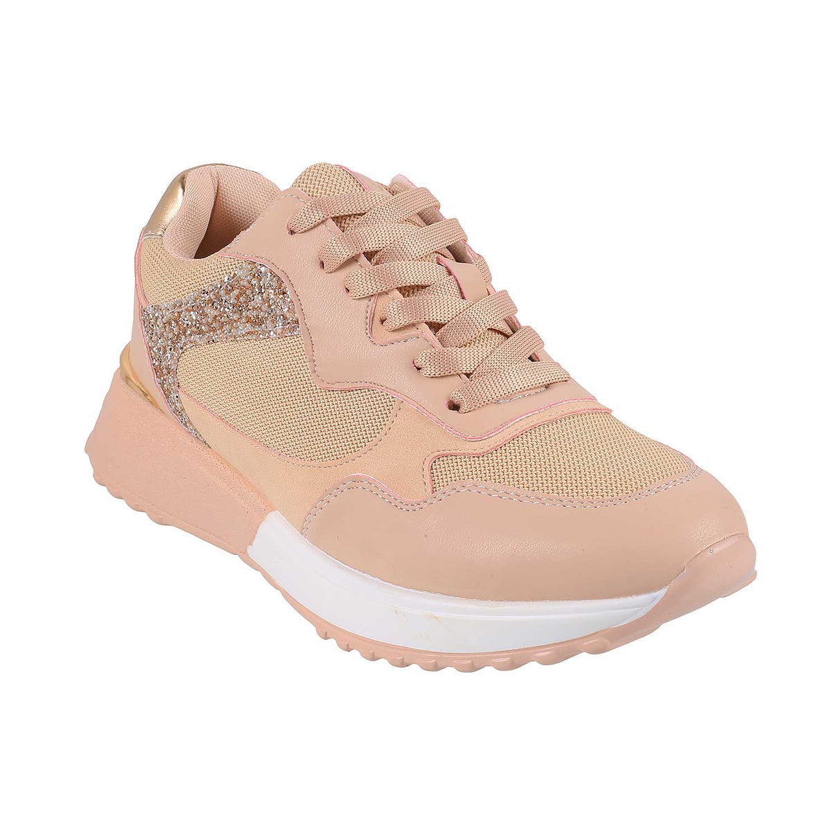 Mochi Women Pink Sports Walking Shoes