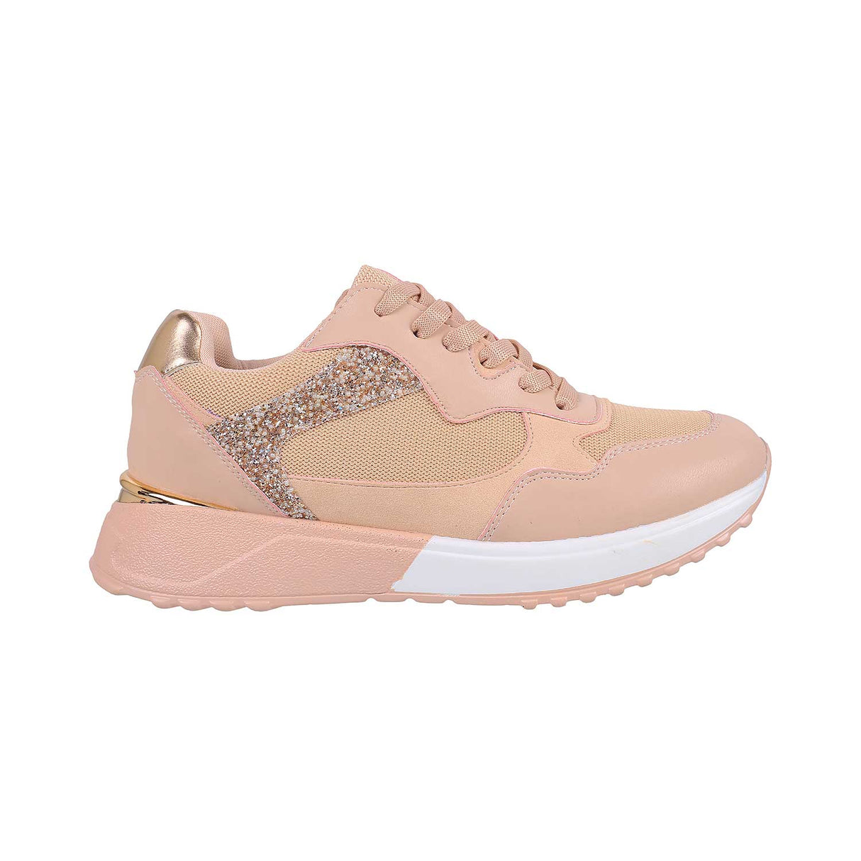 Mochi Women Pink Sports Walking Shoes