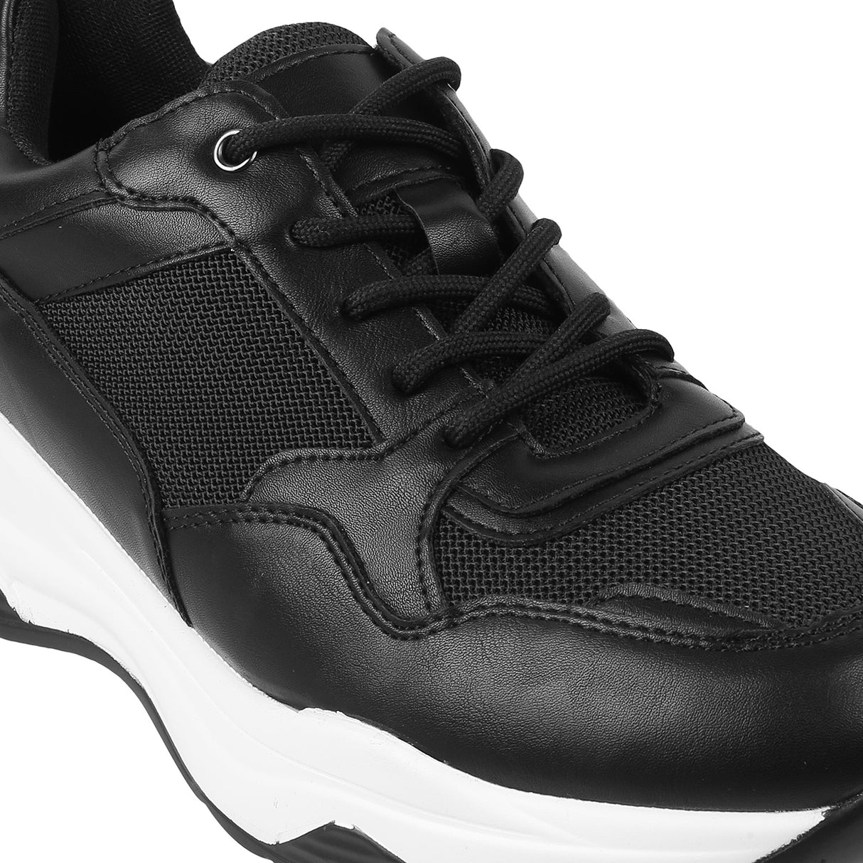 Metro Women Black Sports Walking Shoes