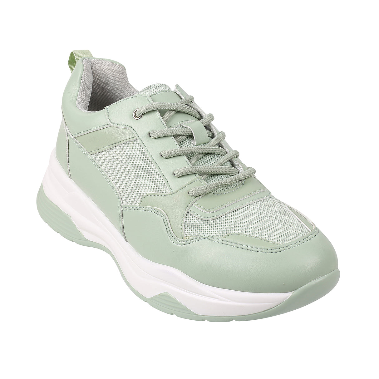 Metro Women Green Sports Walking Shoes