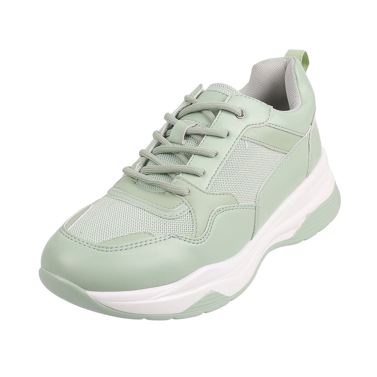 Metro Women Green Sports Walking Shoes