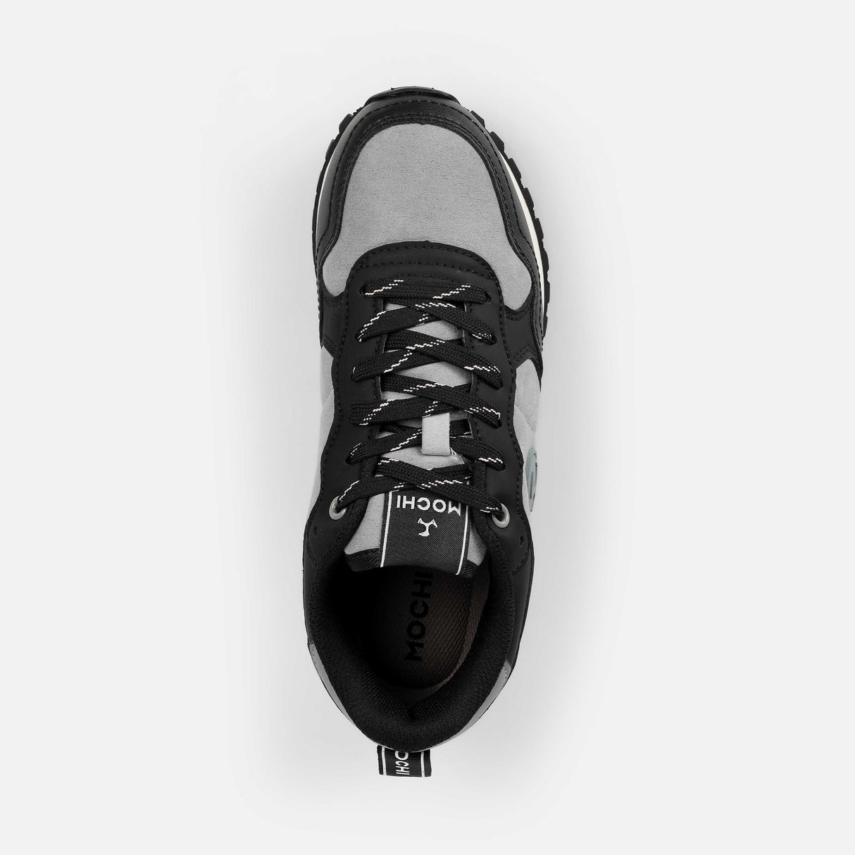 Mochi Women Black Sports Walking Shoes