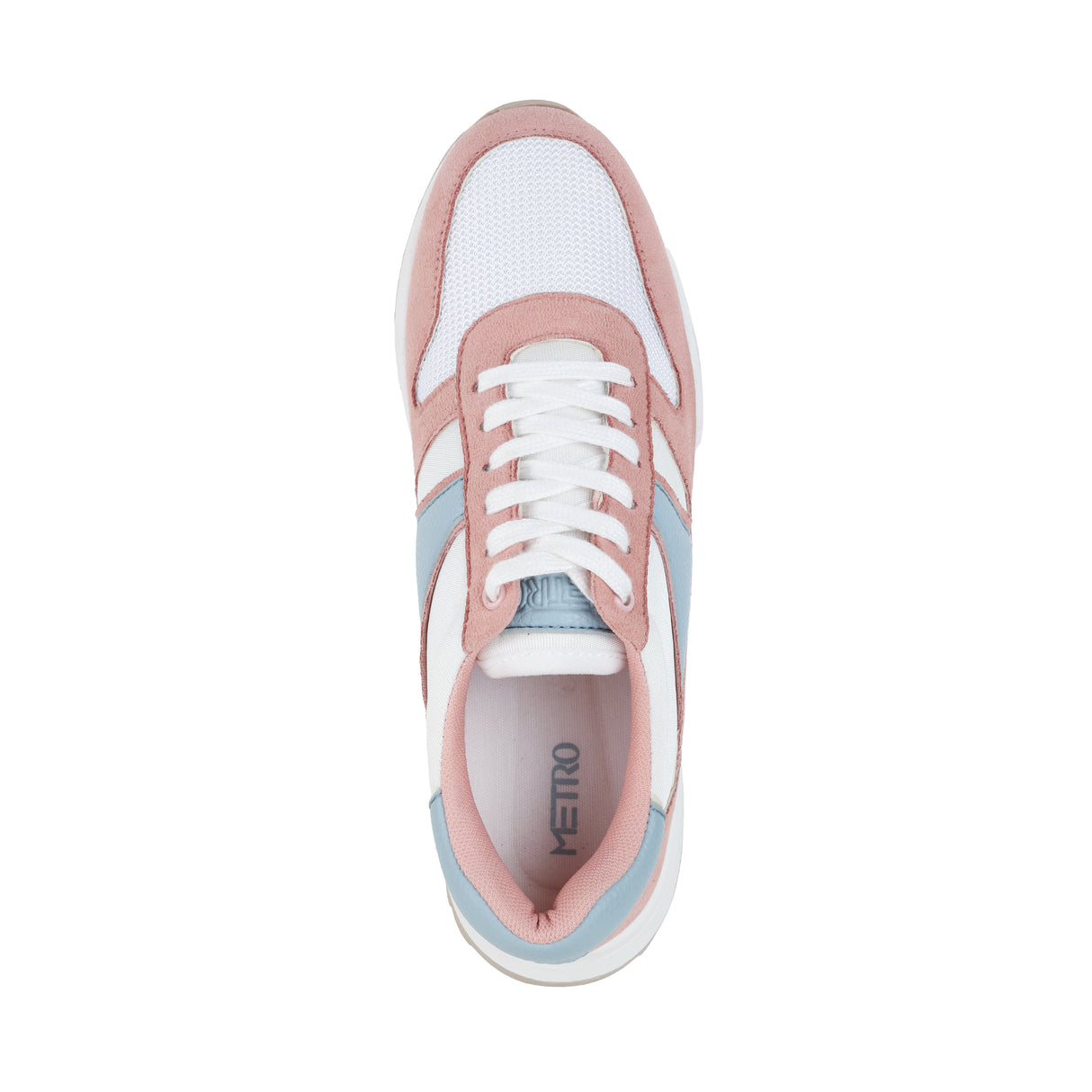 Metro Women White Sports Walking Shoes