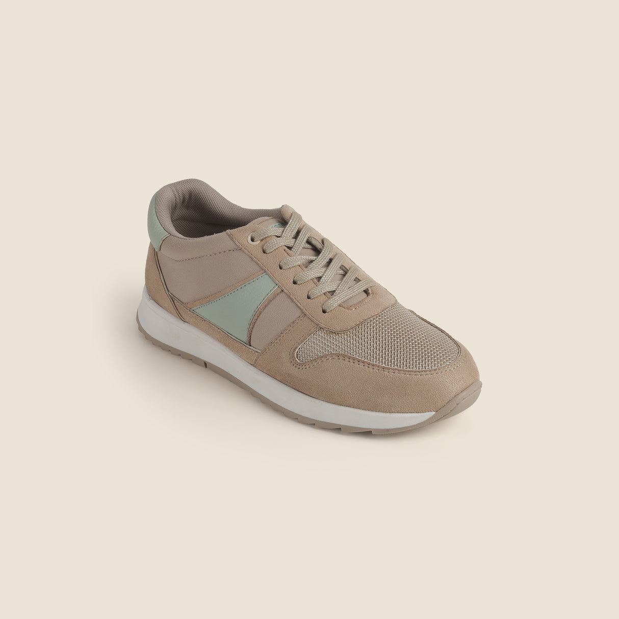 Metro Women Beige Sports Walking Shoes