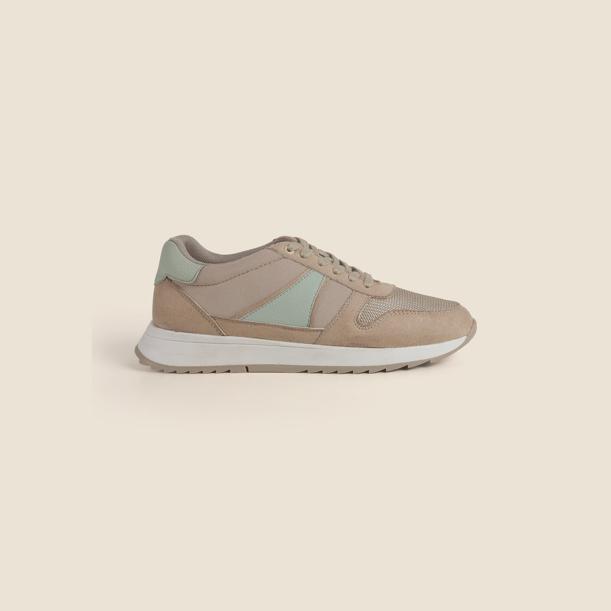 Metro Women Beige Sports Walking Shoes