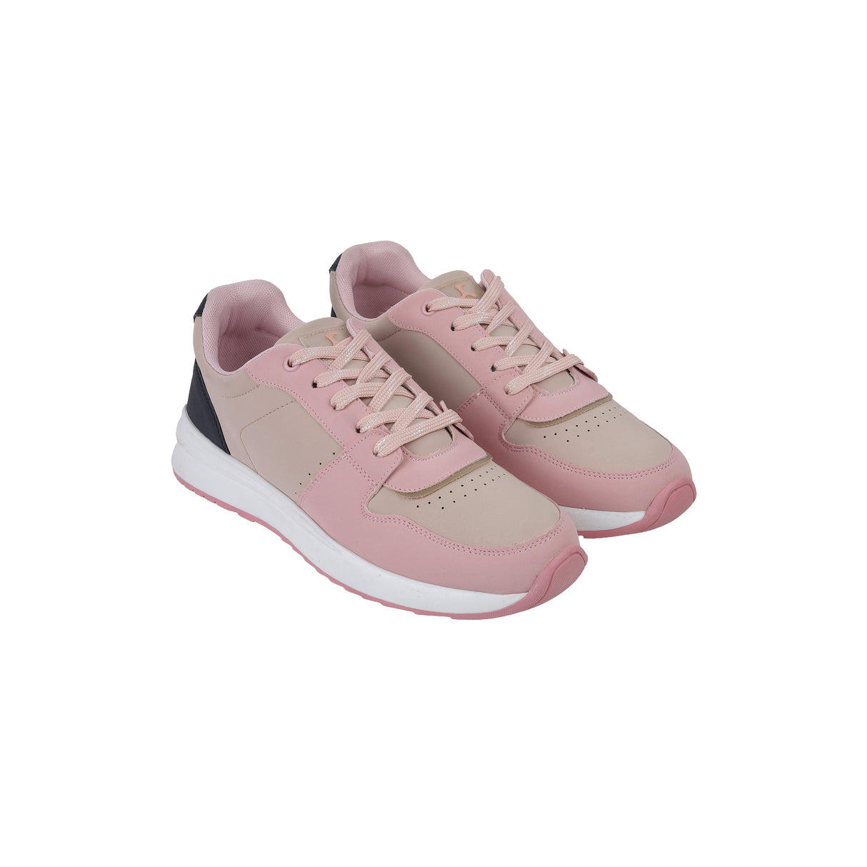 Mochi Women Beige Sports Walking Shoes