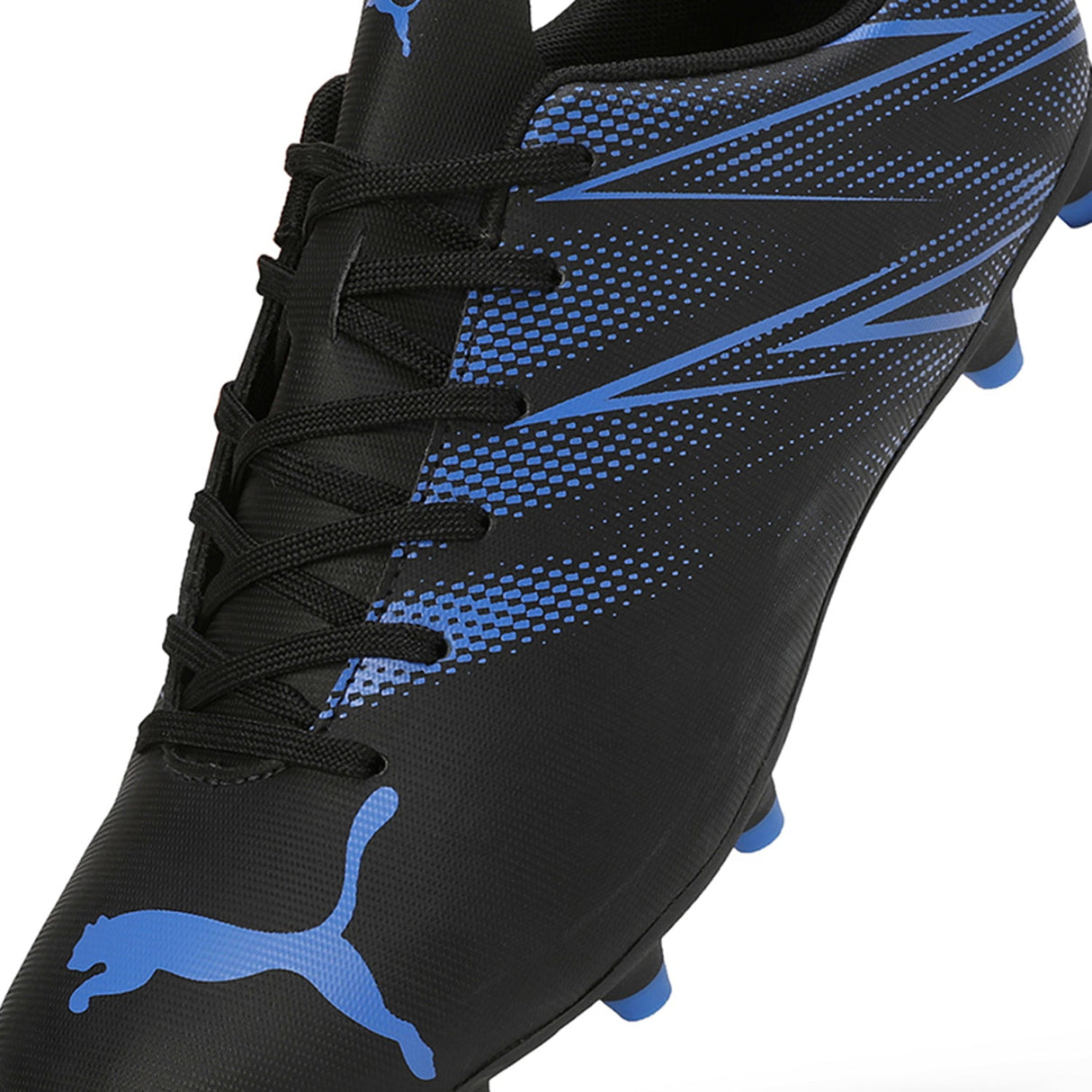 Puma Men Black-blue Sports-Football Shoes
