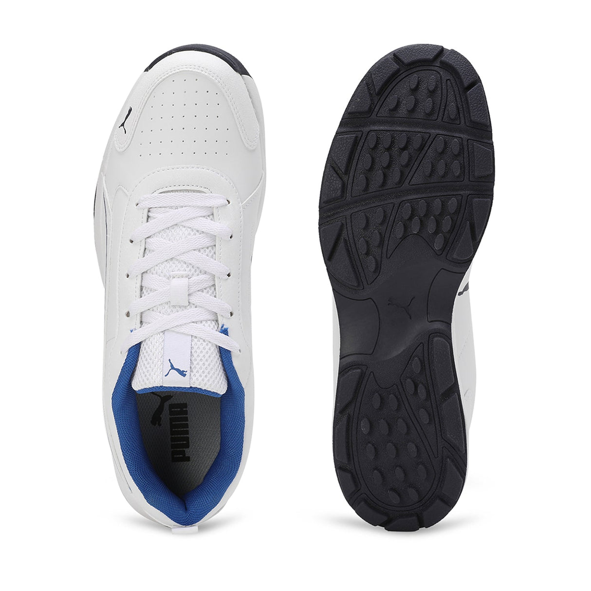 Puma Men White-multi Sports-Cricket Shoes