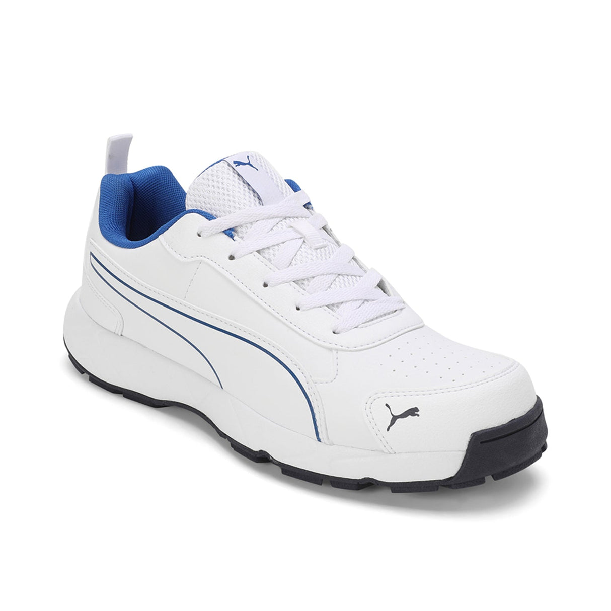 Puma Men White-multi Sports-Cricket Shoes