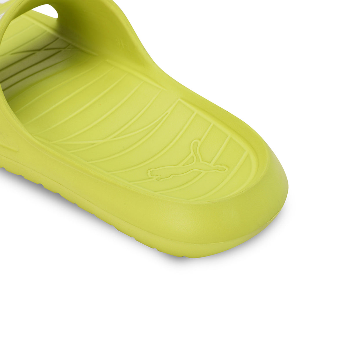 Puma Unisex Lime Sheen-Puma White Divecat V2 Lite Res Slides