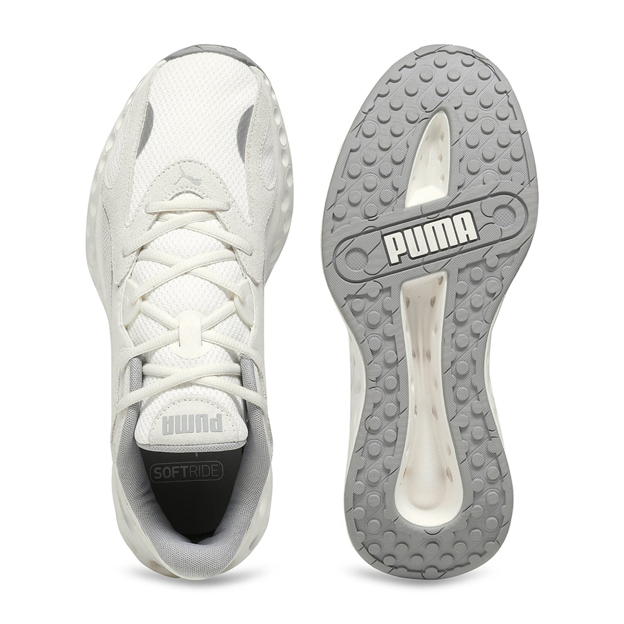Puma Unisex White-grey Sports-Running Shoes